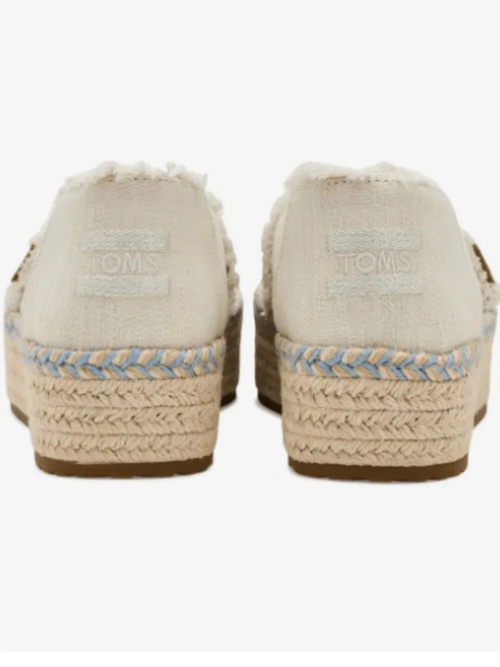 TOMS VALENCIA PLATFORM ESPADRILLE NEW IN BOX